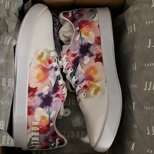 NOBULL Canvas trainer low watercolor floral